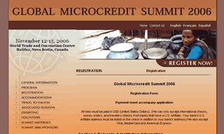 Global MicroCredit Summit 2006
